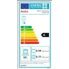 Amica A5KG8.(X)M ( 55342) inox multifunkciós kombinált tűzhely