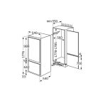 Amica BK316.3 Beépíthető hűtő